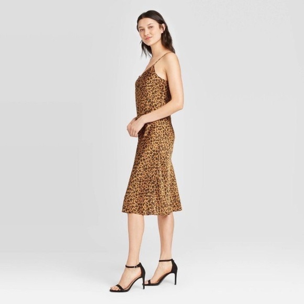 Leopard Silk Dress